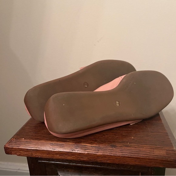 Y2K Nine West Pink Leather Cut Out Loafer Mules - Picture 7 of 7